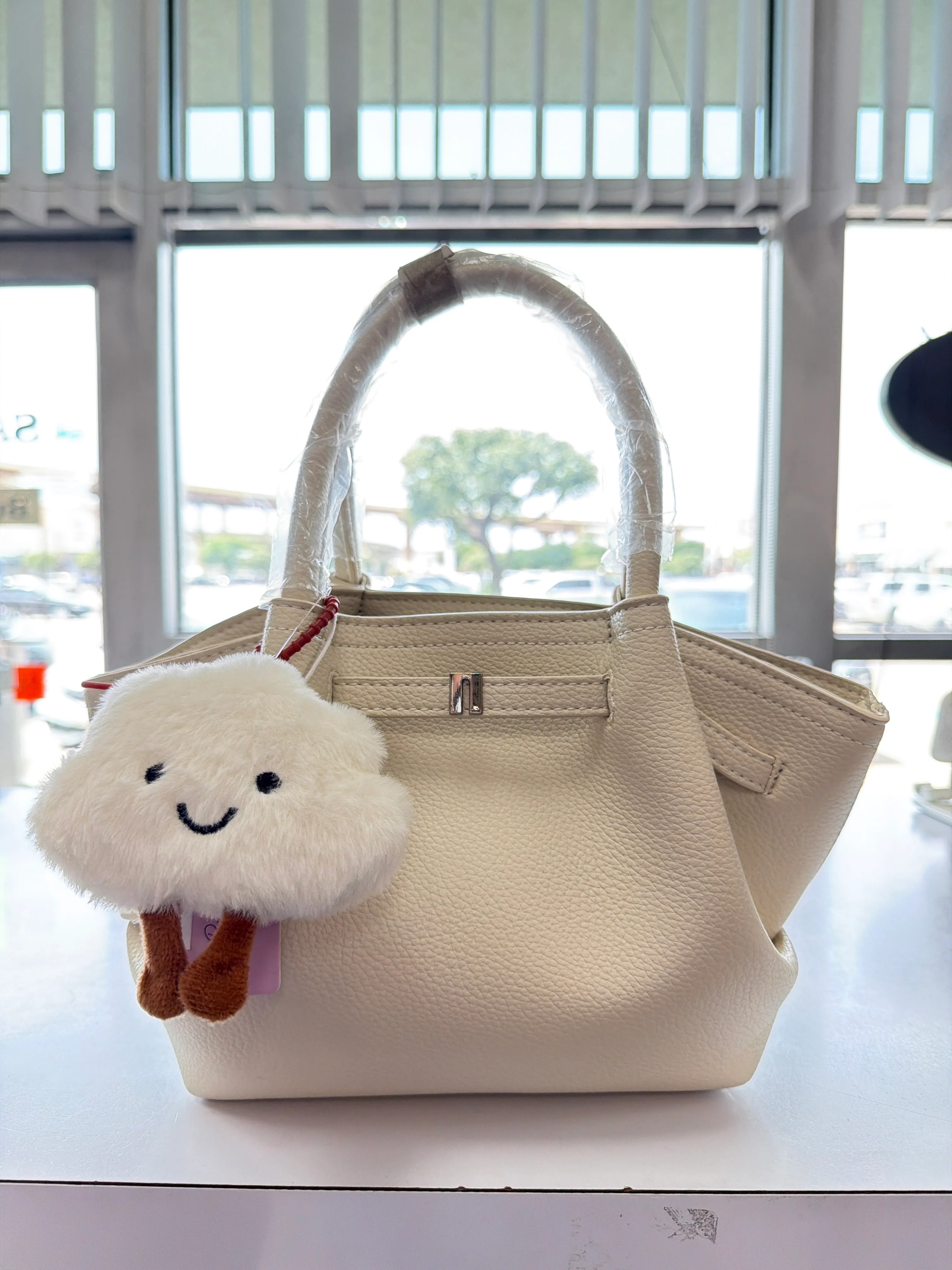 The Happy Cloud Mini Tote (Cream)