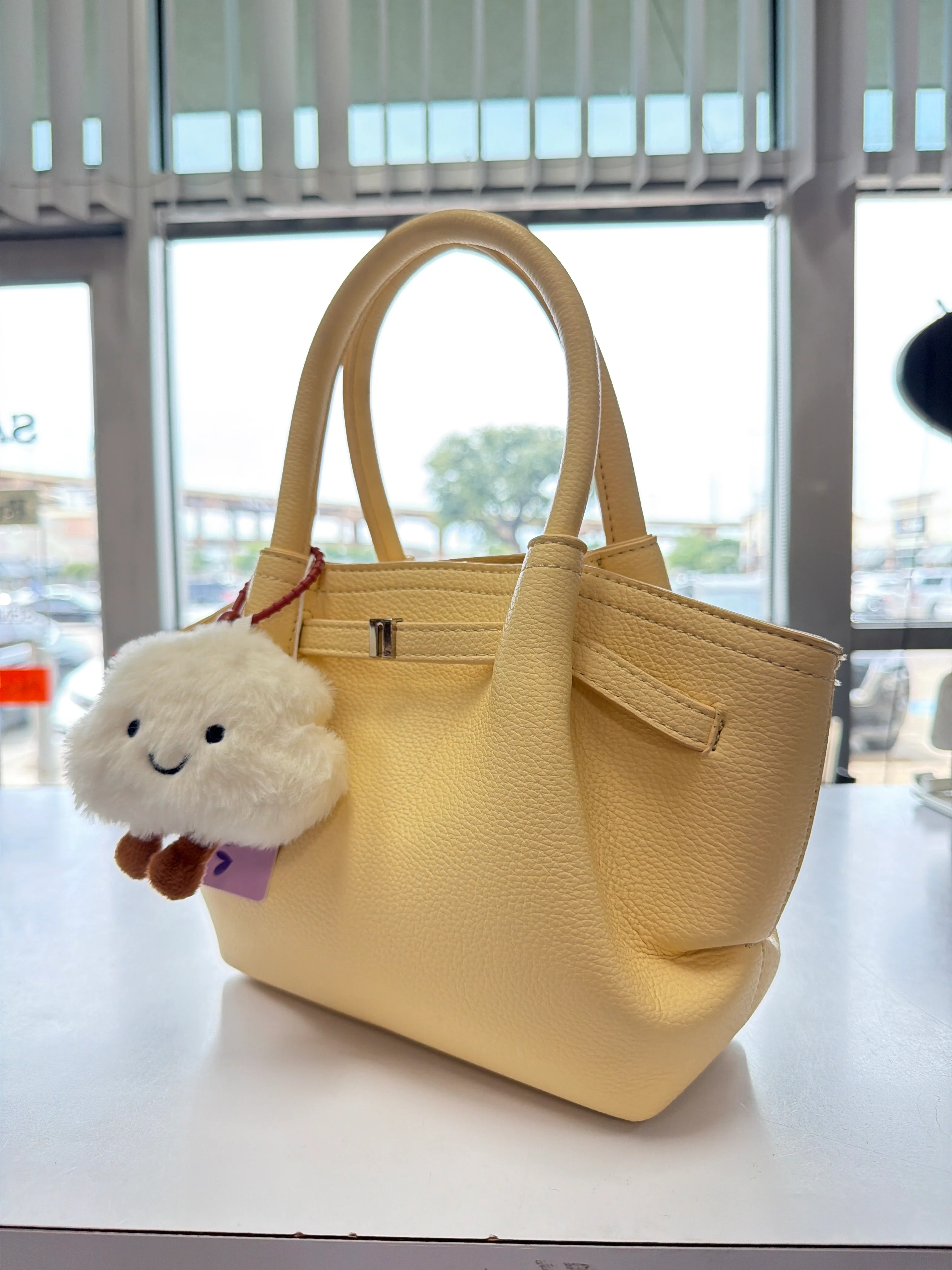 The Happy Cloud Mini Tote (Yellow) - Image 2